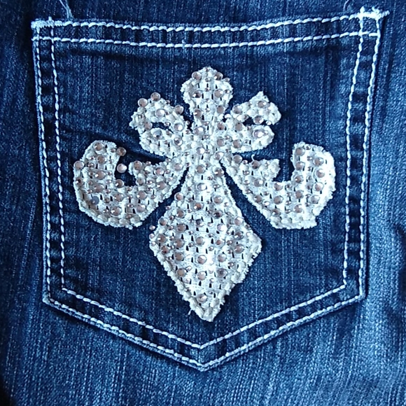 Red Rivet Jeans - Picture 6 of 6